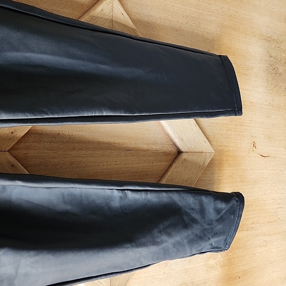Suzy faux-leather leggings sz S - Picture 3 of 5